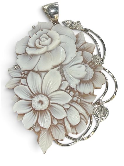 Pendente Mandile 1922 Donna Cammei  in Argento Conchiglia 2KK55697.4 - 2KK55697.4